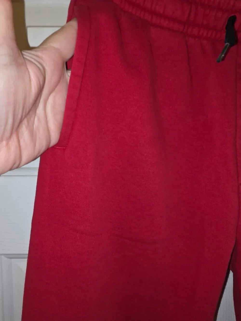 Nike Air Red Sweats, Size Youth Large